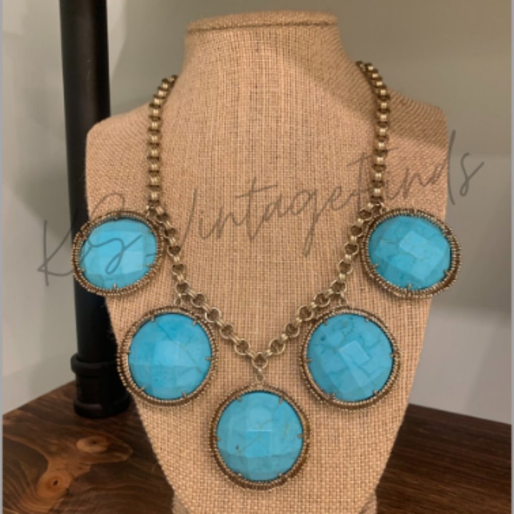 Vintage Kendra Scott Natasha Statement Necklace*